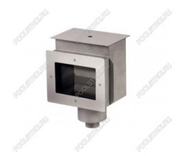 Скиммер нерж. ст. AISI-304 с удлиненной горловиной подкл. внутр. 2
